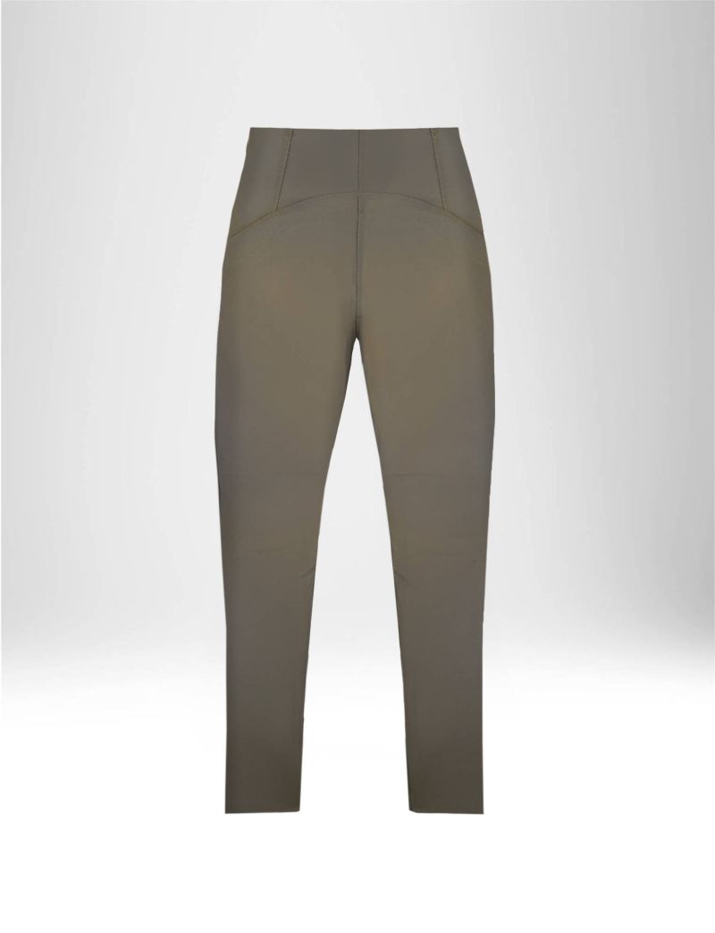 SLIM FAUX LEATHER PANTS