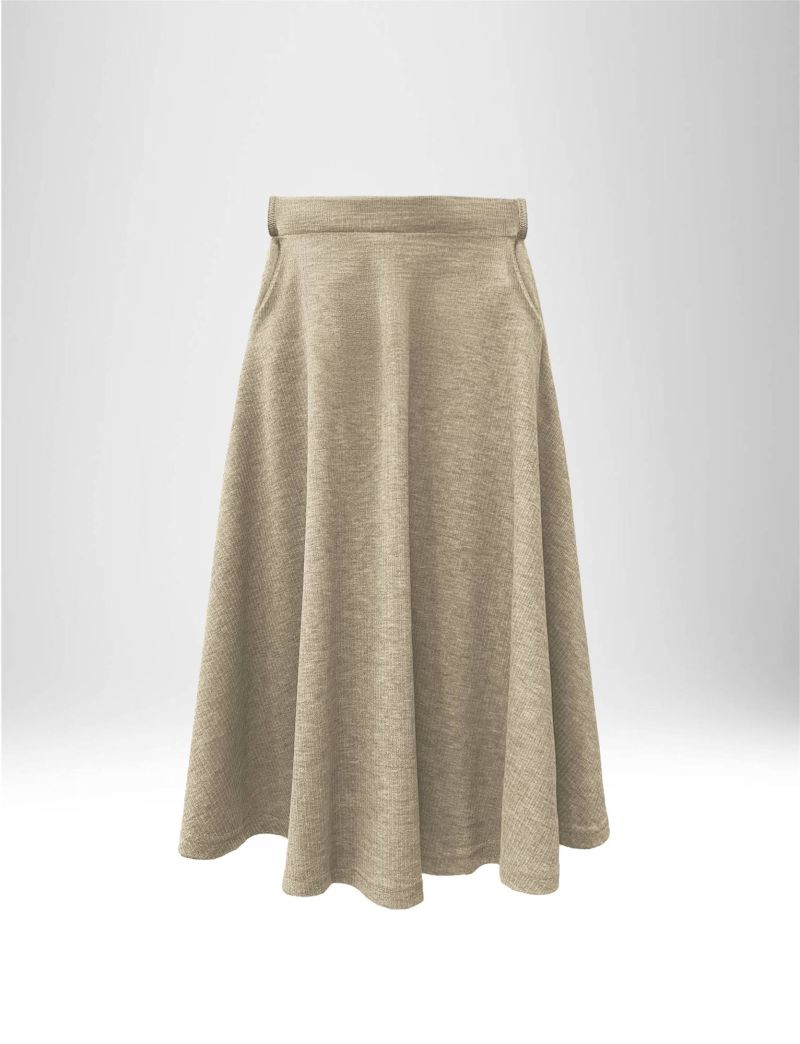 KNIT FLARED SKIRT WOMEN | NEW HALLHUBER SIMPLY