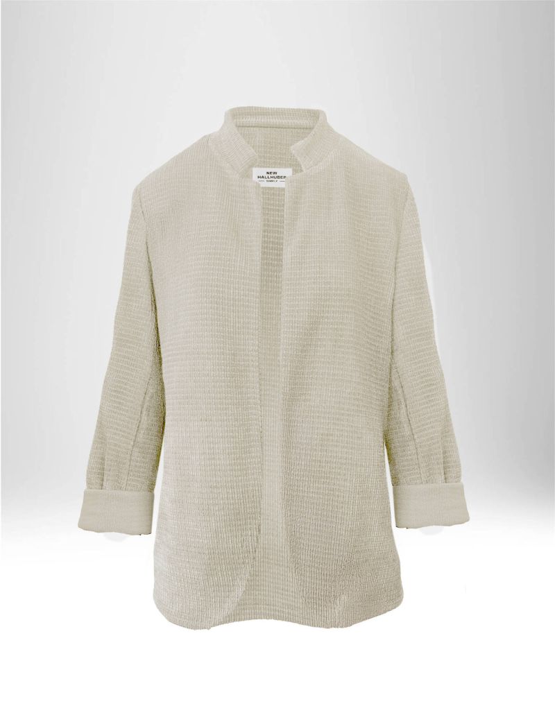 KOREAN COLLAR BUTTONLESS BLAZER