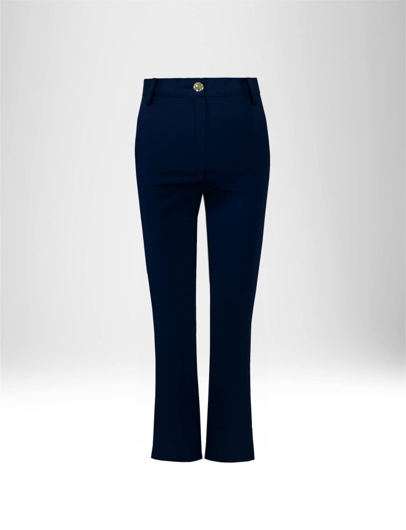 NEW HALLHUBER GERADE HOSE AUS STRETCH-BAUMWOLLMISCHUNG