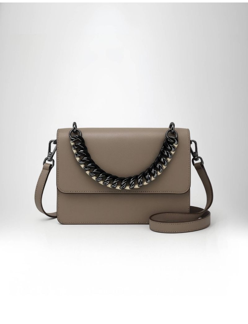 LEATHER SHOULDER BAG