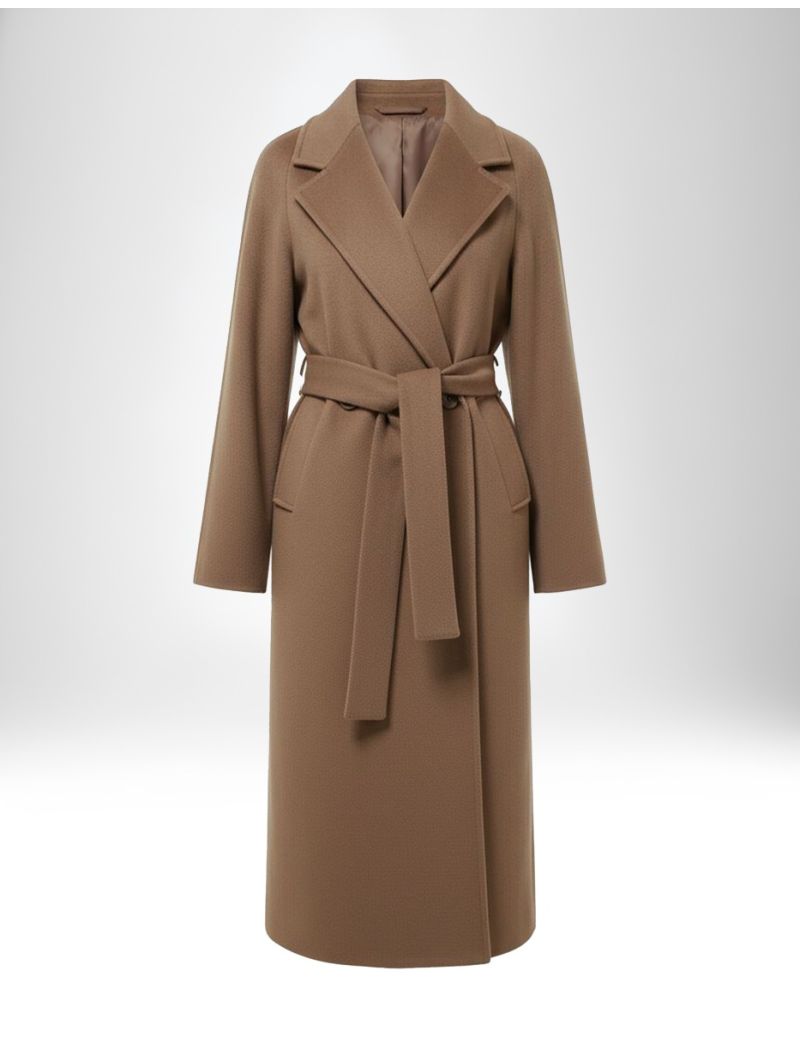 WOMEN&rsquo;S ELEGANT WOOL-BLEND COAT