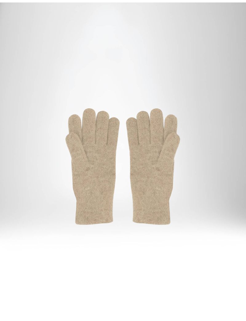 KNITTED GLOVES WITH RHINESTONES