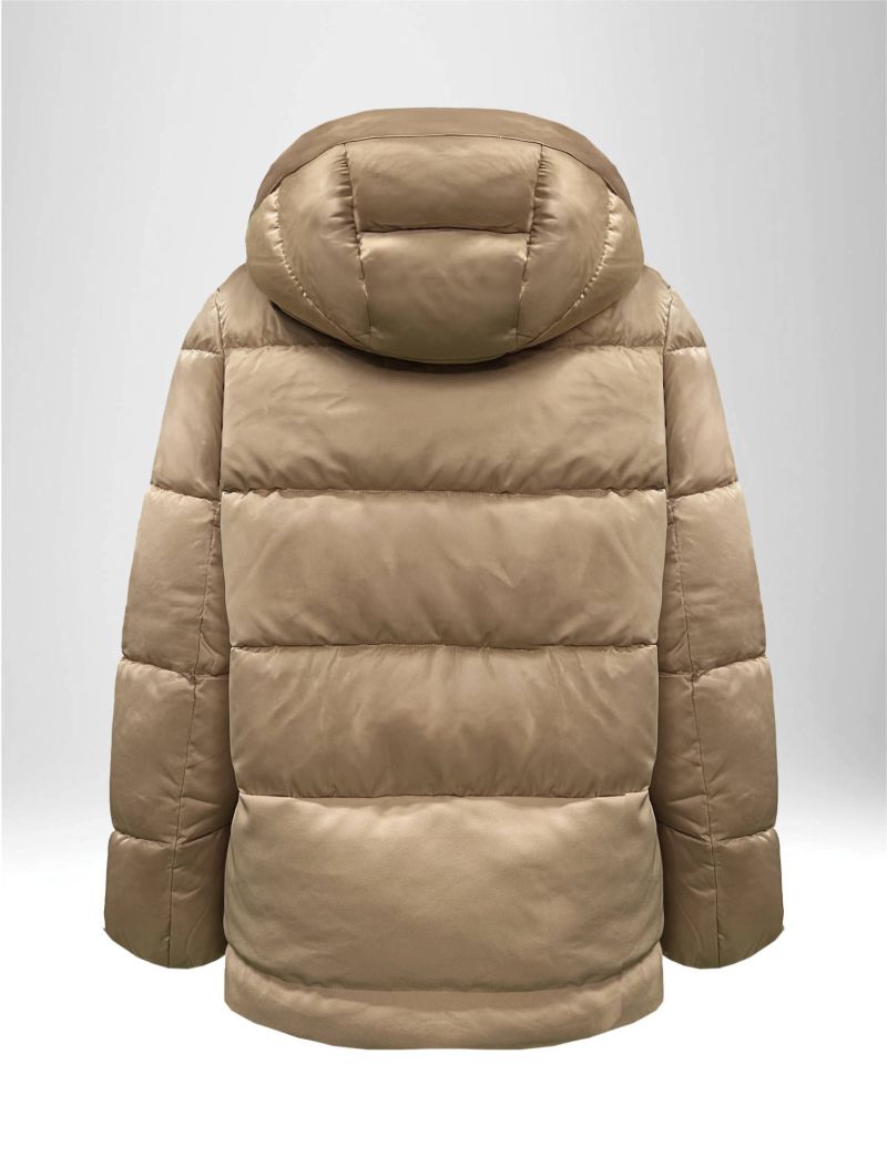 HOODED PADDED TECHNICAL JACKETT