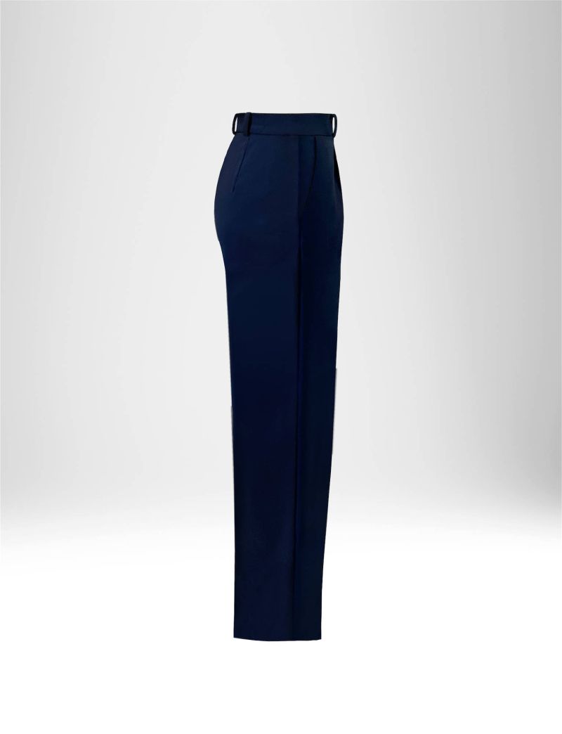 NEU HALLHUBER WEIT GESCHNITTENE HOSE IN BAUMWOLL-STRETCH-MIX