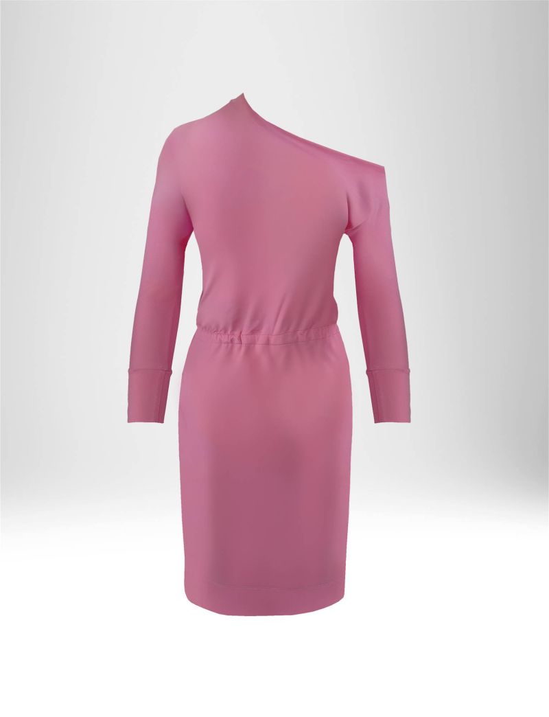 NEW HALLHUBER MIDI DRESS WITH DROPPED SHOULDER IN STRETCH JERSEY