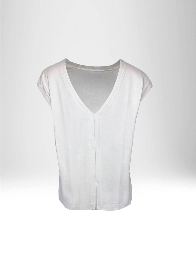T-SHIRT IN VISCOSE JERSEY