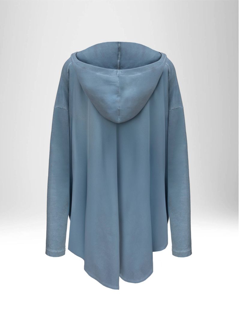 NEW HALLHUBER OVERSIZED HOODIE IN COTTON JERSEY