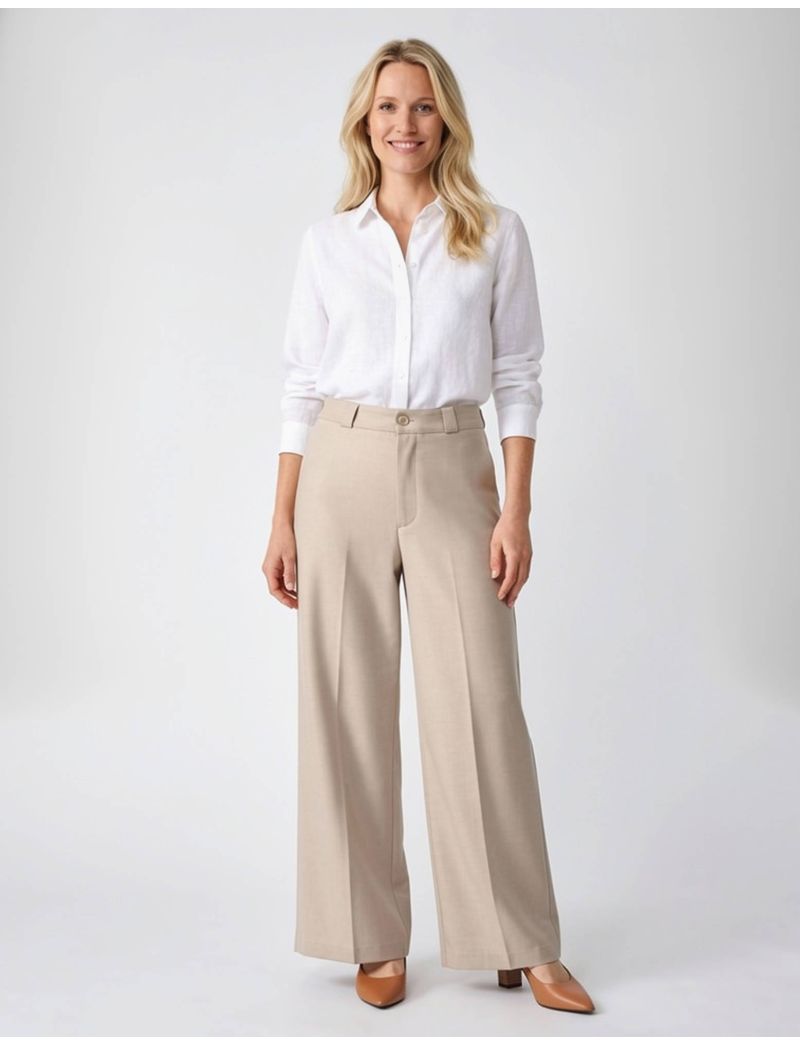CLASSIC WIDE-LEG TROUSERS