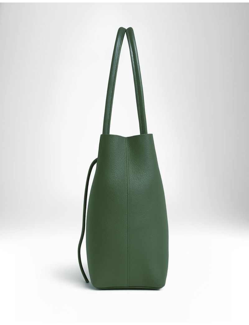 100% LEATHER SHOPPER BAG