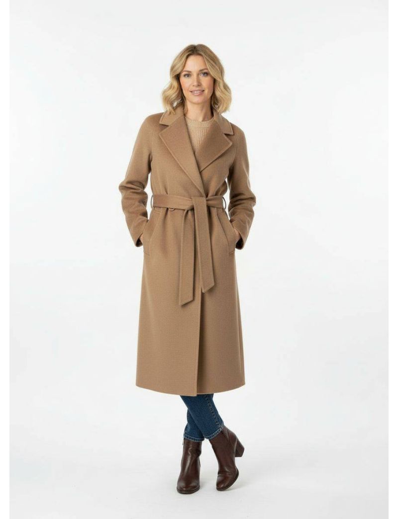 WOMEN&rsquo;S ELEGANT WOOL-BLEND COAT