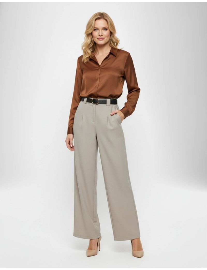 CLASSIC WIDE-LEG TROUSERS