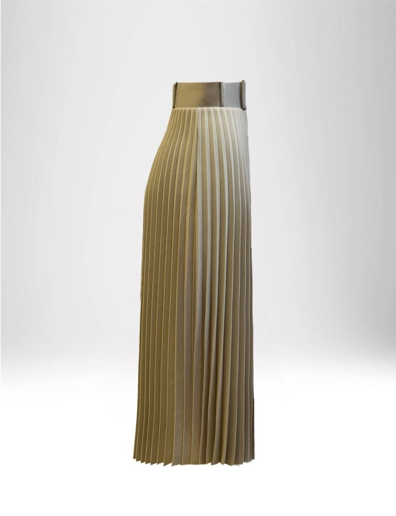 WOMEN'S PLEATED MIDI SKIRT