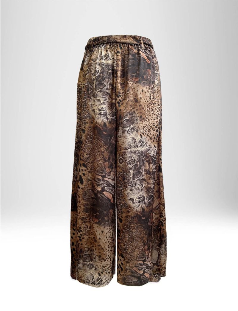 SAVANNAH PRINT WIDE-LEG PANTS WOMEN | NEW HALLHUBER SIMPLY